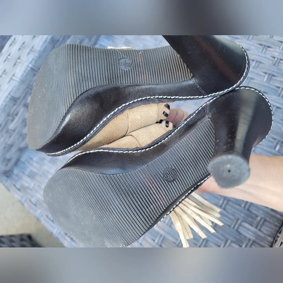 COACH "Katryna" Suede Mule Heels, Size 6 - Picture 6 of 8